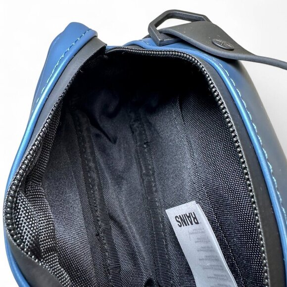 RAINS Box Bag Micro W3 Crossbody - Laser Blue NWT, Unisex - Picture 10 of 15